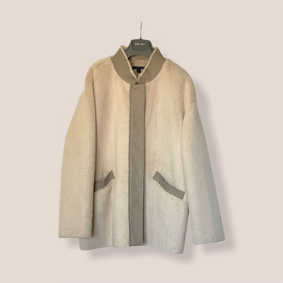 Fur coat (suede finishing) - Picture 2 of 8